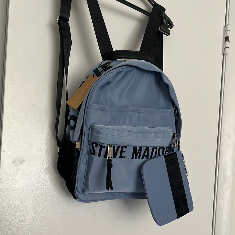 Steve Madden Blue Backpack